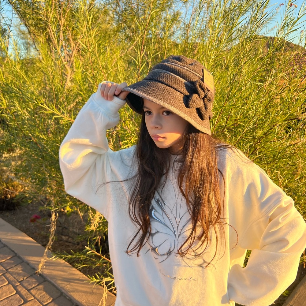 Flowered Bucket Hat - Picture 5 of 10
